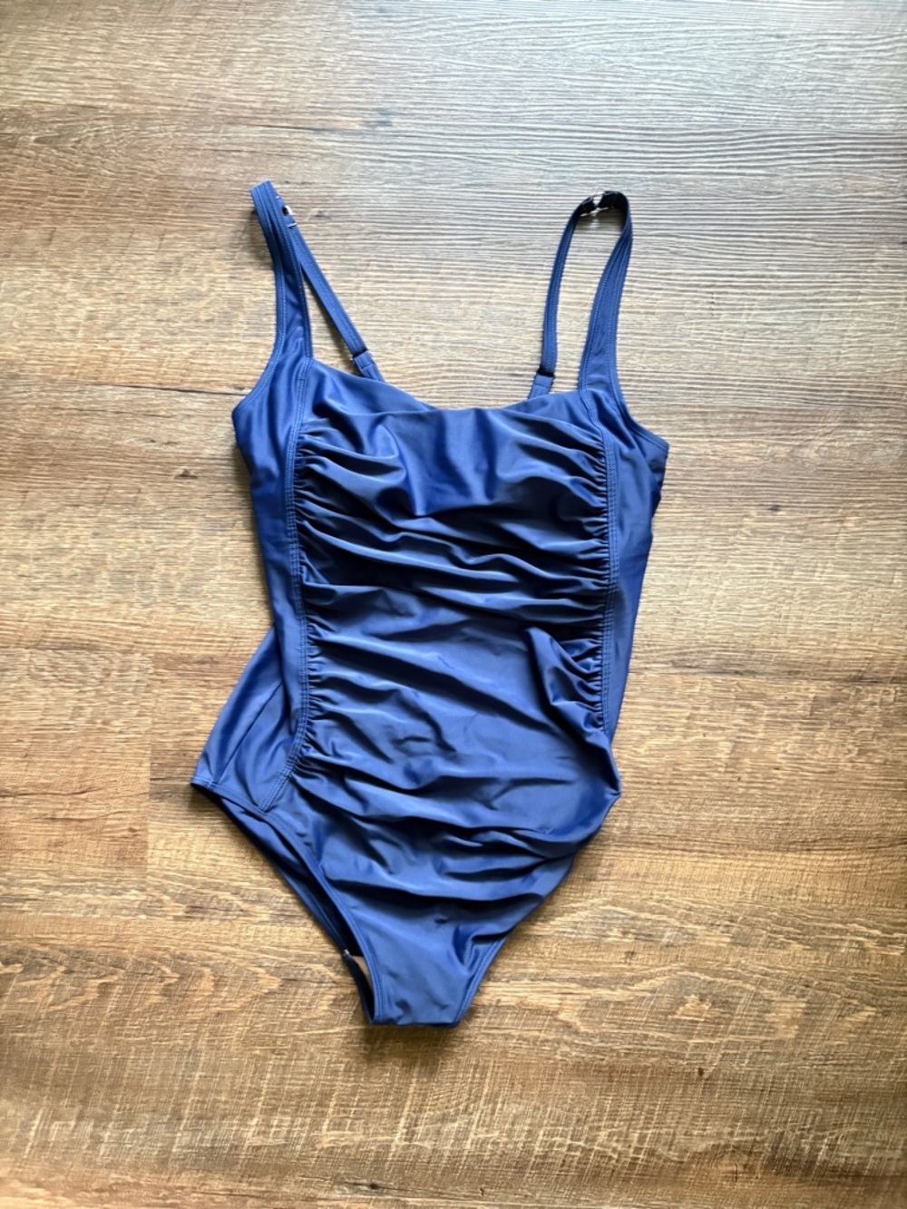 L..L Bean navy blue,swimsuit one piece vintage vacation beach classy sz 14 EUC
